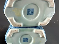 Paar oude chinese theepotten - afbeelding 6 van  8
