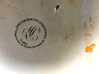 Paar oude porseleinen borden - afbeelding 5 van  5