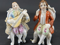 Paar porseleinen beeldjes - afbeelding 1 van  5