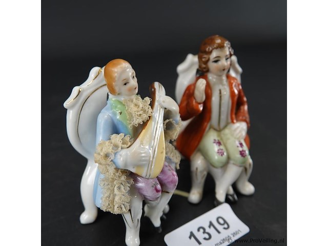 Paar porseleinen beeldjes - afbeelding 3 van  5