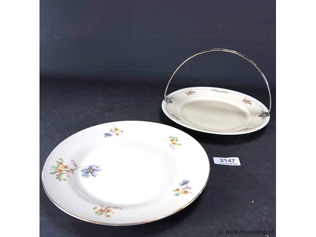 Paar porseleinen schalen - afbeelding 1 van  5