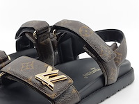 Paar sandalen, maat 37 1/2, louis vuitton, sc 0254 - afbeelding 5 van  11