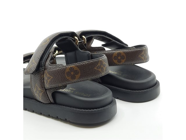 Paar sandalen, maat 37 1/2, louis vuitton, sc 0254 - afbeelding 7 van  11