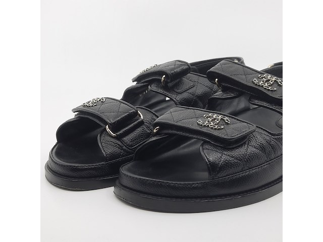 Paar sandalen, maat 39, chanel, g35927 - afbeelding 4 van  11