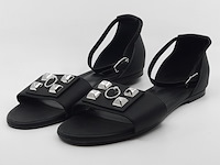 Paar sandalen, maat 40, hermès, bl212023z - afbeelding 1 van  13