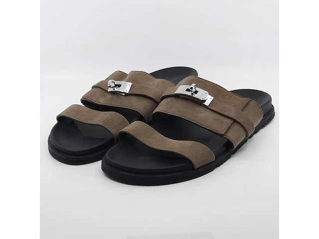 Paar sandalen, maat 44, hermès - afbeelding 1 van  11