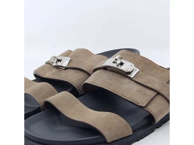 Paar sandalen, maat 44, hermès - afbeelding 5 van  11