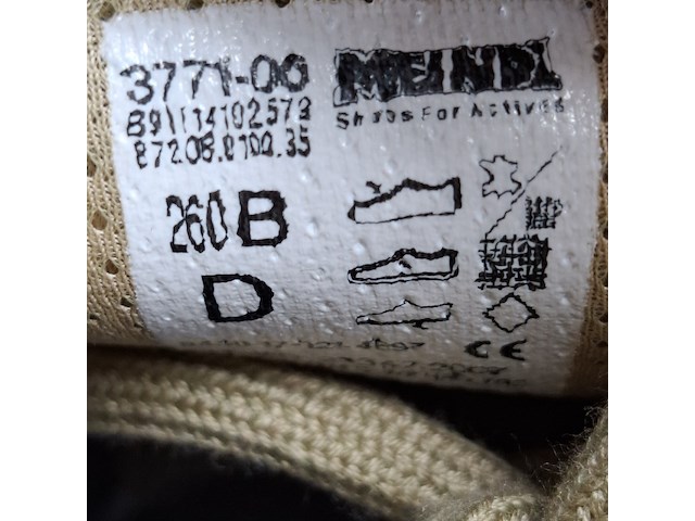 Paar schoenen, maat 260b, meindl, 3771-06 - afbeelding 6 van  8
