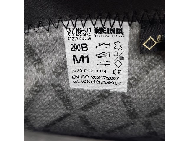 Paar schoenen, maat 290b, meindl, 3716-01 - afbeelding 8 van  9