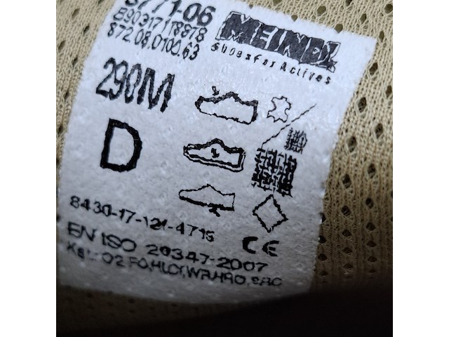 Paar schoenen, maat 290m, meindl, 3771-06 - afbeelding 6 van  8