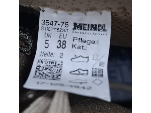 Paar schoenen, maat 38, meindl, 3547-75 - afbeelding 8 van  8