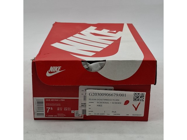 Paar schoenen, maat 39, nike, air max fj0698-100 - afbeelding 11 van  11