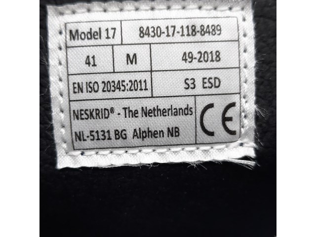 Paar schoenen, maat 41, neskrid, 17 - afbeelding 8 van  9