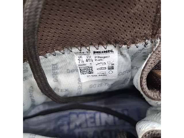 Paar schoenen, maat 41,5, meindl, 3544-10 - afbeelding 3 van  11