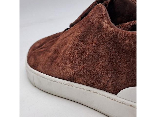 Paar schoenen, maat 7,5 (uk), zegna, triple stitch s4667z - afbeelding 6 van  9