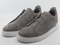 Paar schoenen, maat 9 (us), zegna, triple stitch - afbeelding 1 van  12