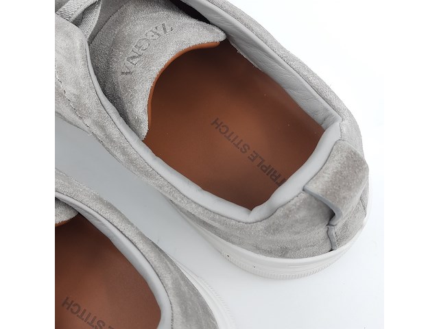 Paar schoenen, maat 9 (us), zegna, triple stitch - afbeelding 11 van  12