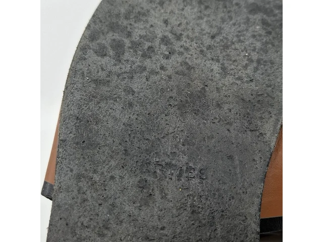 Paar slippers, hermès, 201486z11 - afbeelding 6 van  8