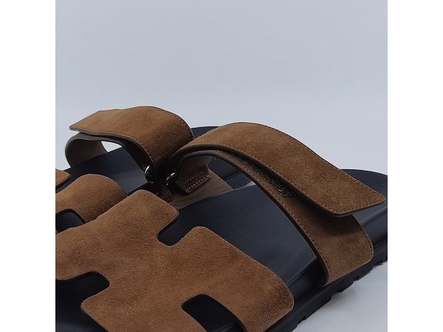 Paar slippers, hermès - afbeelding 5 van  11