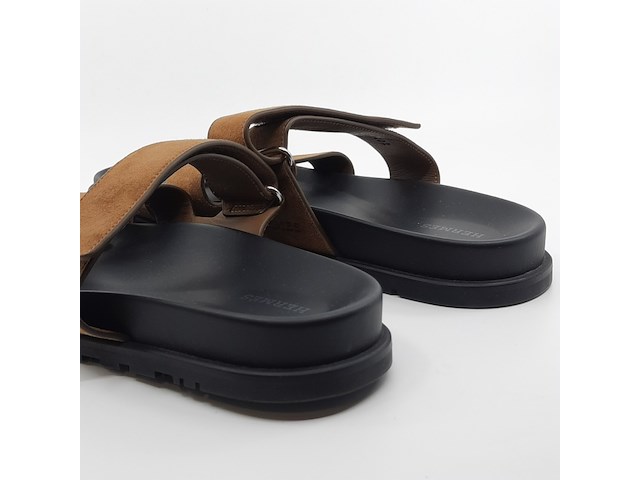 Paar slippers, hermès - afbeelding 8 van  11