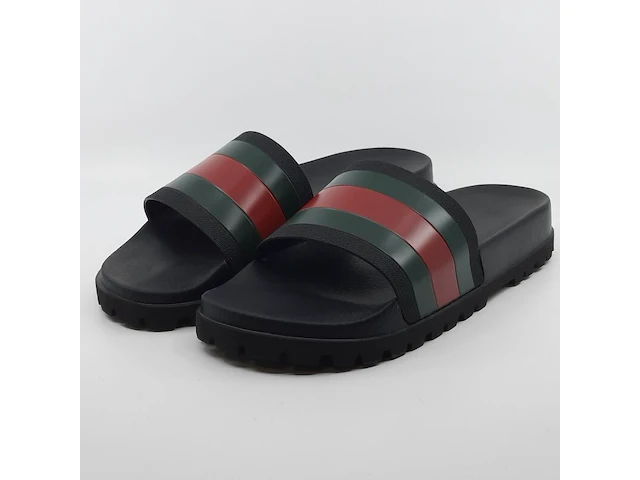 Paar slippers, maat 10, gucci - afbeelding 1 van  10