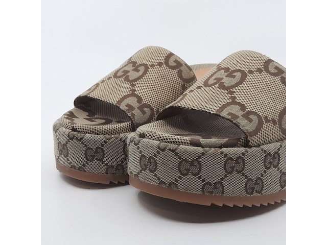 Paar slippers, maat 35 1/2, gucci - afbeelding 5 van  12