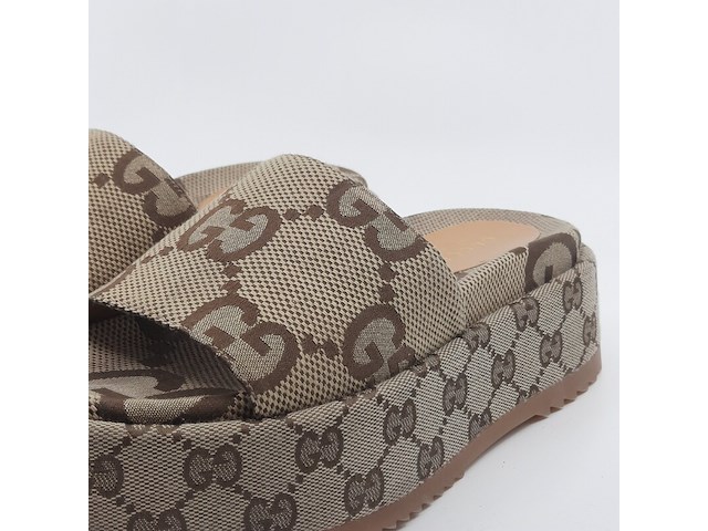 Paar slippers, maat 35 1/2, gucci - afbeelding 6 van  12