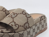 Paar slippers, maat 35 1/2, gucci - afbeelding 6 van  12