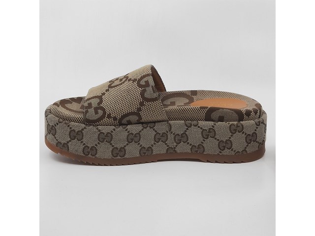 Paar slippers, maat 35 1/2, gucci - afbeelding 7 van  12