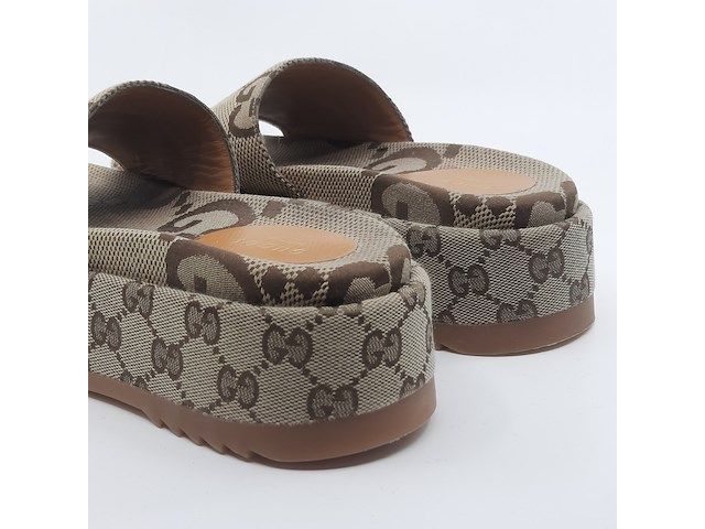 Paar slippers, maat 35 1/2, gucci - afbeelding 8 van  12