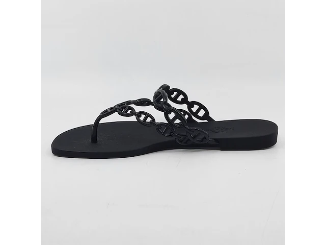 Paar slippers, maat 36, hermès, s2924 - afbeelding 7 van  11