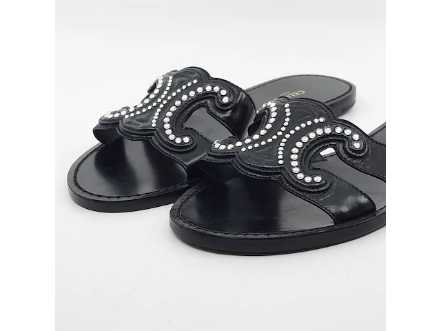 Paar slippers, maat 37, celine, cp1214 - afbeelding 4 van  11