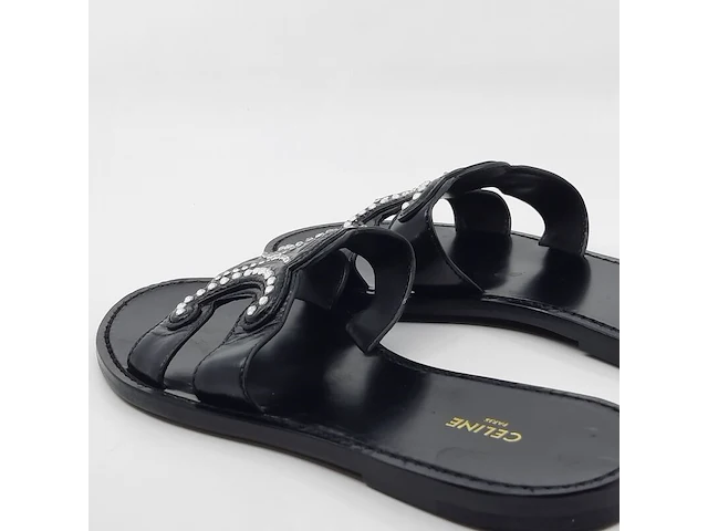 Paar slippers, maat 37, celine, cp1214 - afbeelding 9 van  11