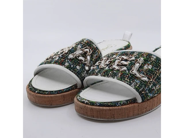 Paar slippers, maat 37, chanel - afbeelding 4 van  11