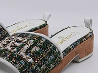 Paar slippers, maat 37, chanel - afbeelding 6 van  11