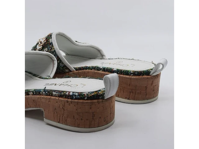Paar slippers, maat 37, chanel - afbeelding 8 van  11