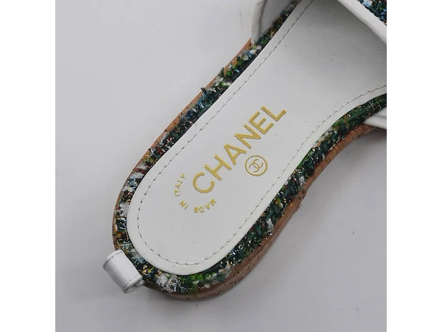 Paar slippers, maat 37, chanel - afbeelding 10 van  11