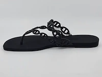 Paar slippers, maat 37, hermès, s2124 - afbeelding 9 van  13