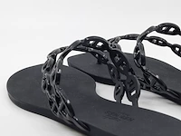 Paar slippers, maat 37, hermès, s2124 - afbeelding 11 van  13