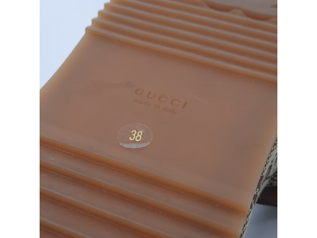 Paar slippers, maat 38, gucci, 623212 - afbeelding 3 van  11