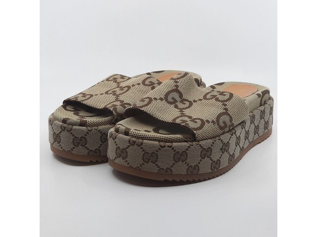 Paar slippers, maat 38, gucci, 623212 - afbeelding 1 van  11