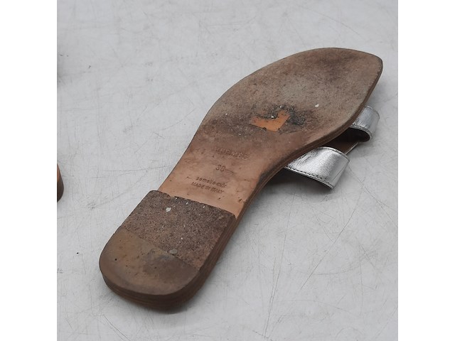 Paar slippers, maat 38, hermès - afbeelding 2 van  11