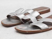 Paar slippers, maat 38, hermès - afbeelding 5 van  11