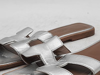 Paar slippers, maat 38, hermès - afbeelding 6 van  11