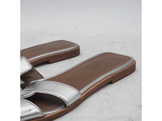 Paar slippers, maat 38, hermès - afbeelding 7 van  11