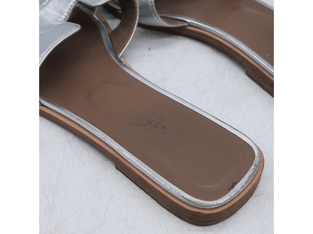 Paar slippers, maat 38, hermès - afbeelding 11 van  11