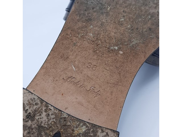Paar slippers, maat 38, louis vuitton - afbeelding 3 van  11