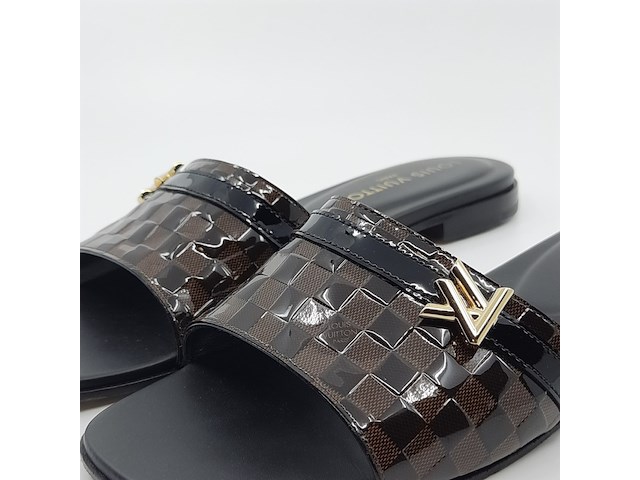 Paar slippers, maat 38, louis vuitton - afbeelding 5 van  11