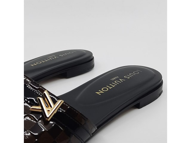 Paar slippers, maat 38, louis vuitton - afbeelding 6 van  11