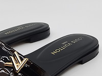 Paar slippers, maat 38, louis vuitton - afbeelding 6 van  11